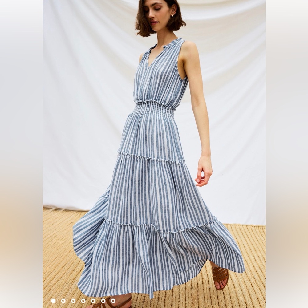 Rails stripe dress with slight sparkle in stripe size can